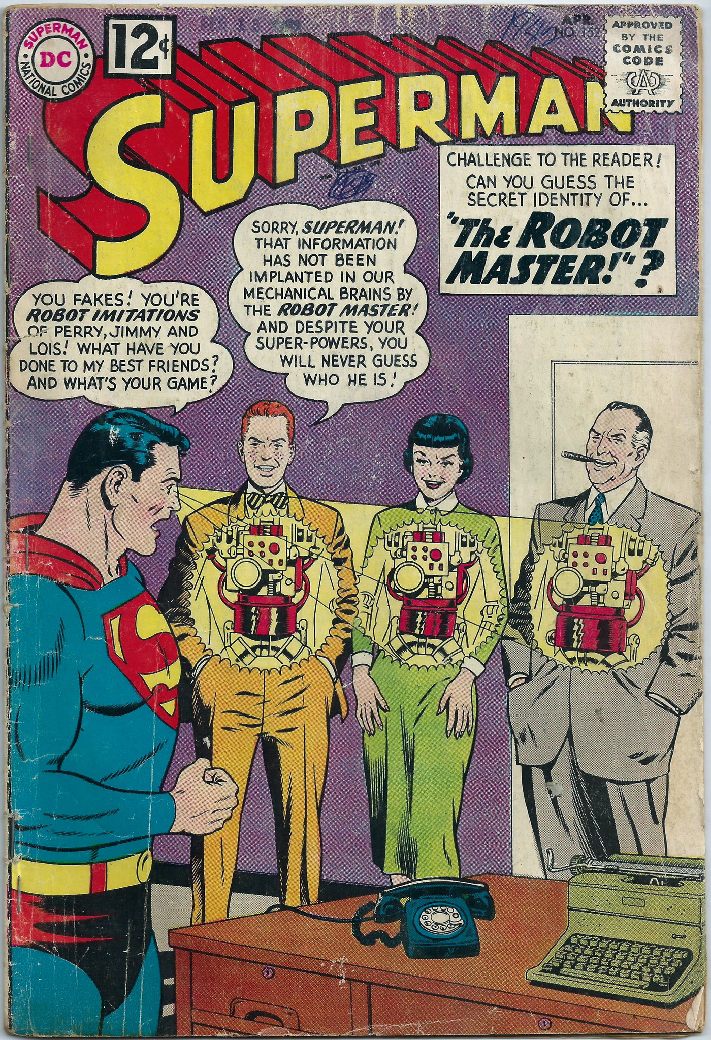 Superman Comics 152 April 1962