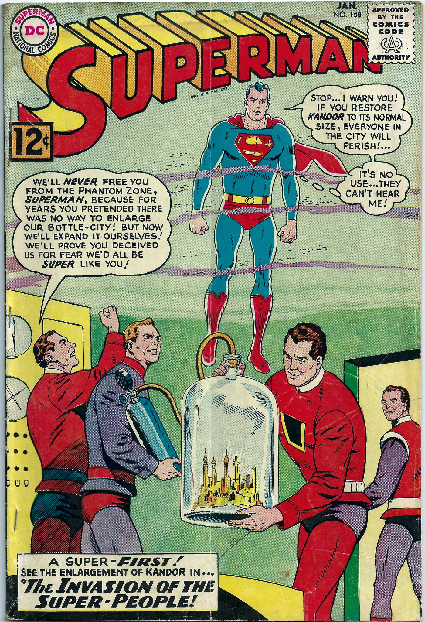 Superman Comics 158 January 1963