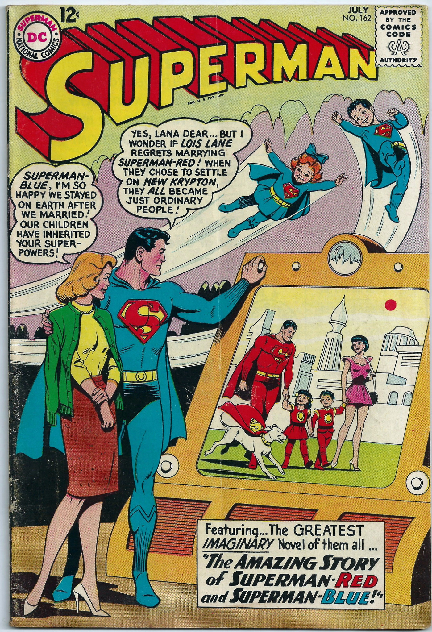 Superman Comics 162 July 1963