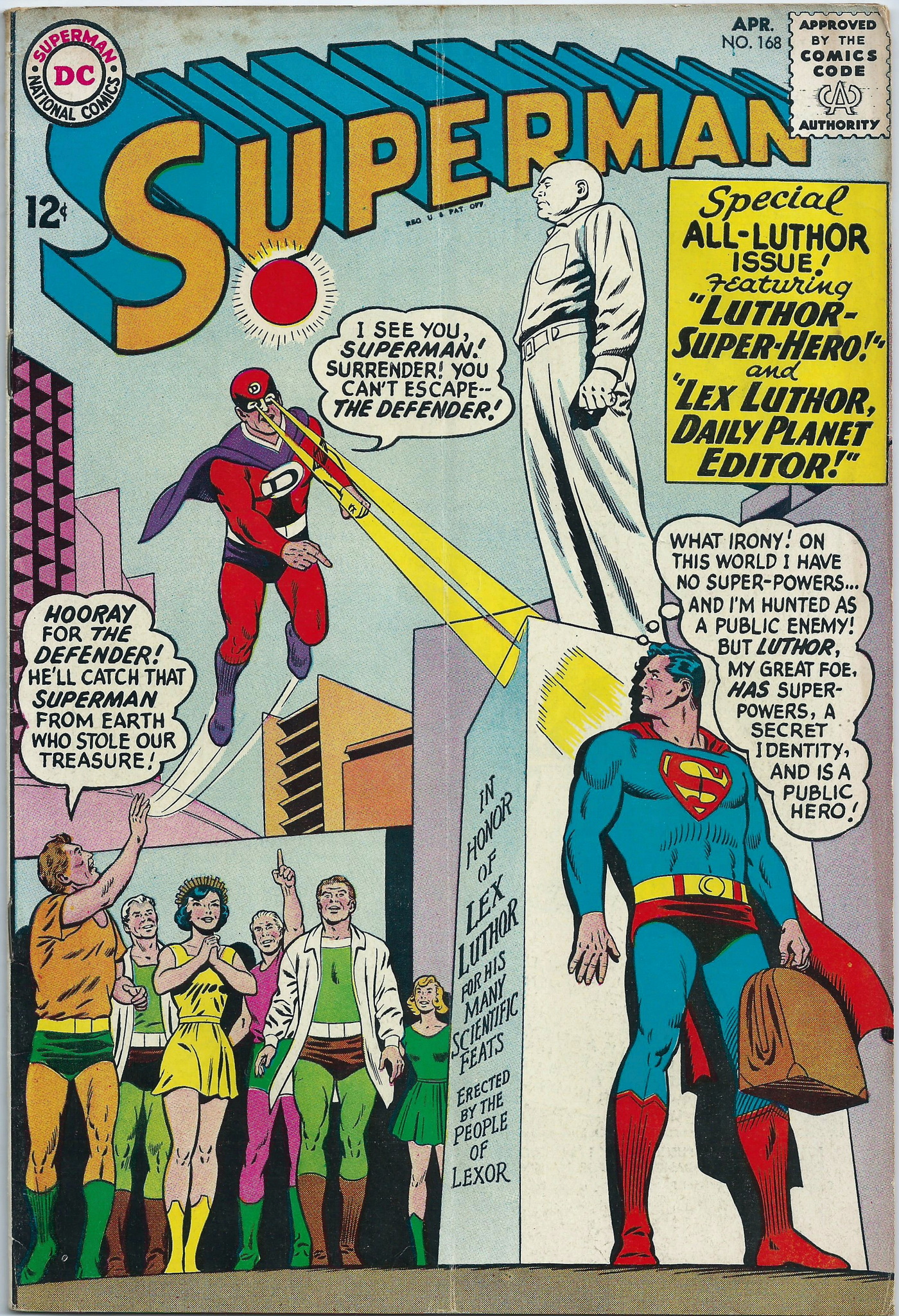 Superman Comics 168 April 1964