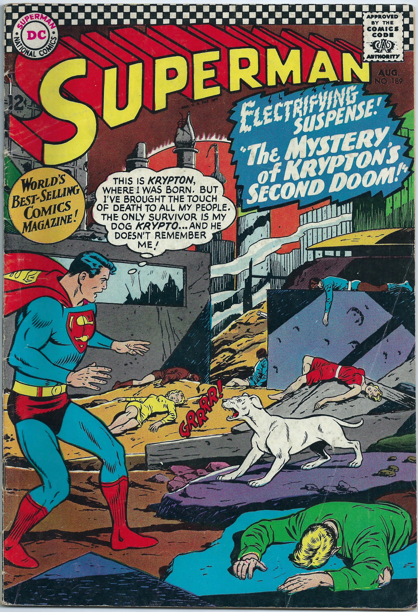 Superman Comics 189 August 1966