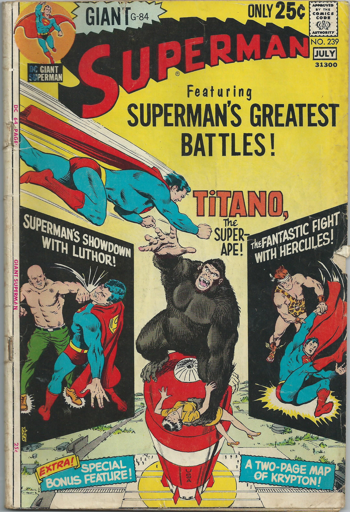 Superman Comics 239 July 1971 1 of 2