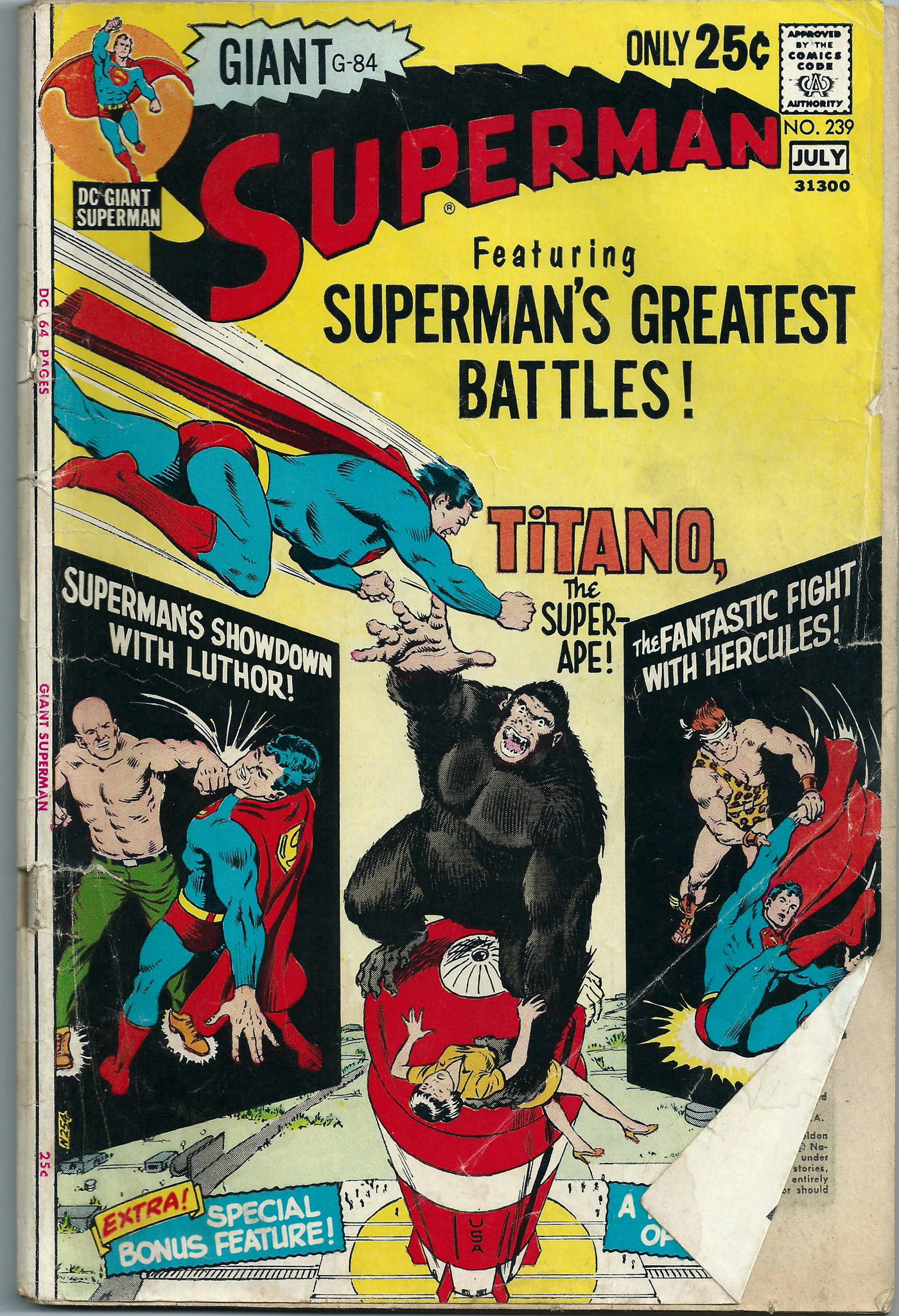 Superman Comics 239 July 1971 1 of 2