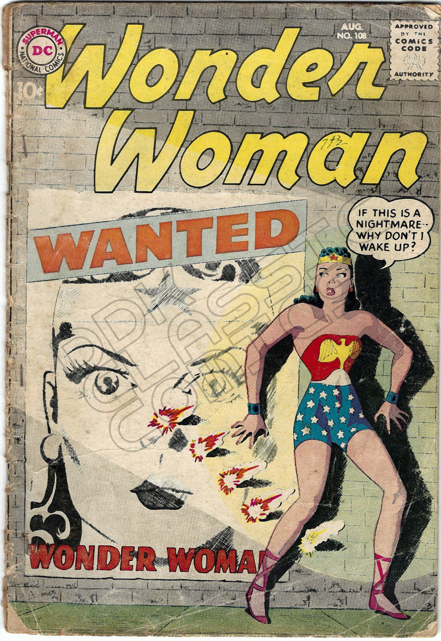 Wonder Woman 108 Aug 1959