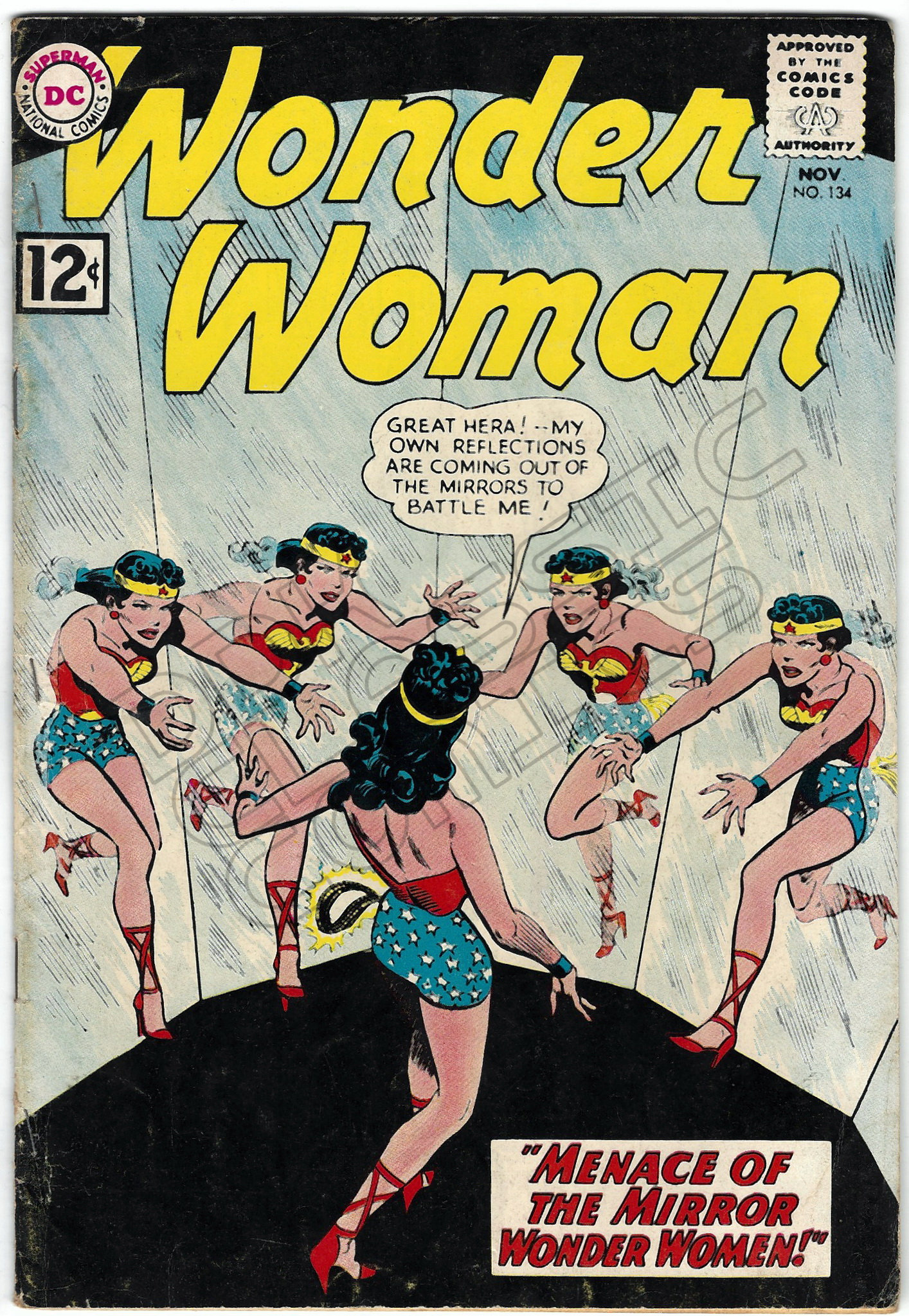 Wonder Woman 134 November 1962