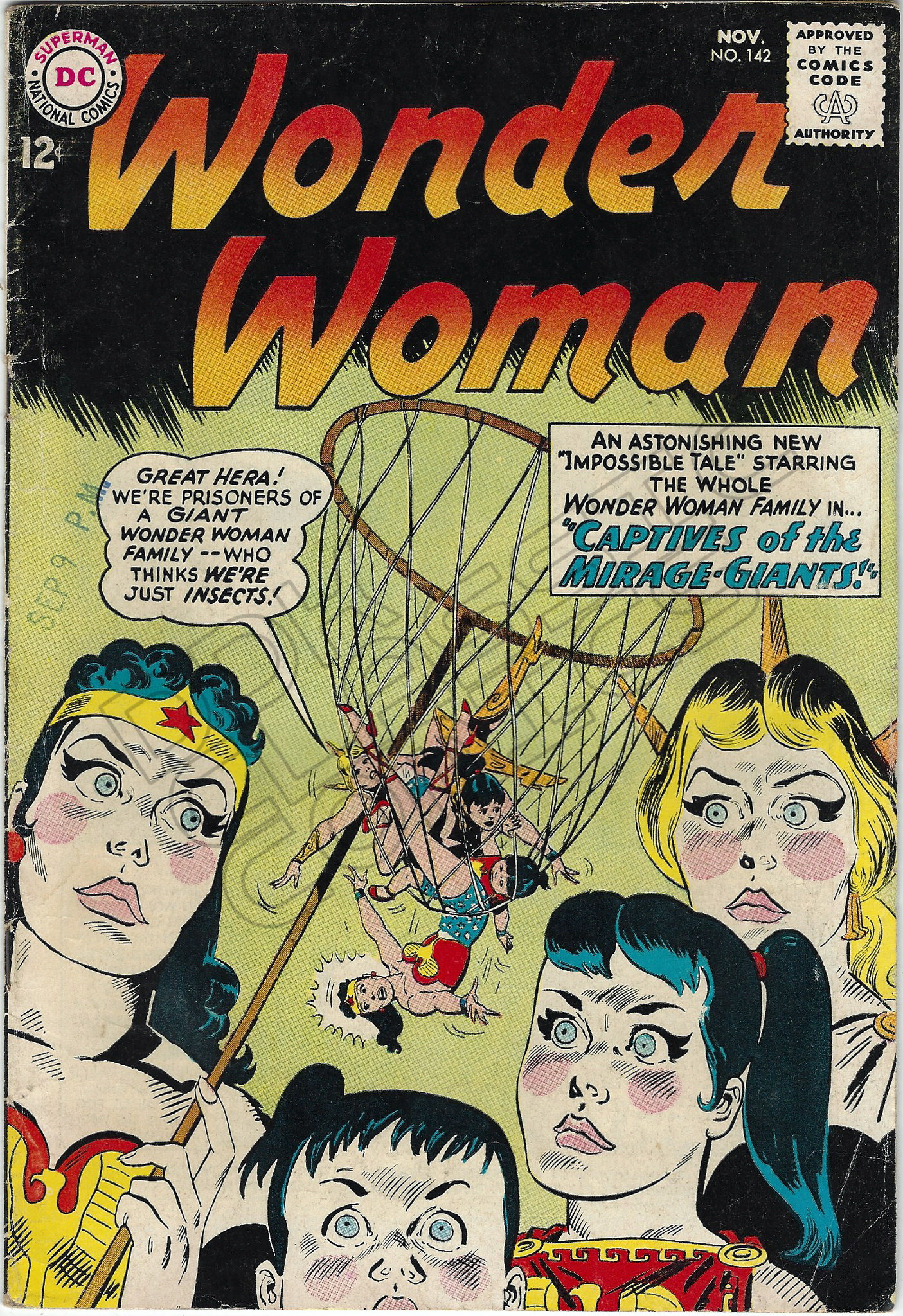 Wonder Woman 142 Nov 1963