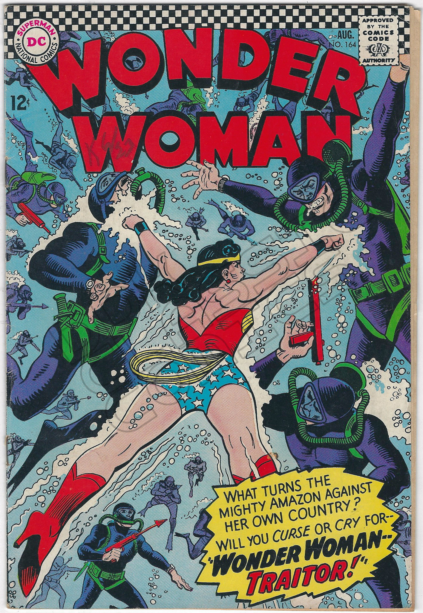 Wonder Woman 164 August 1966