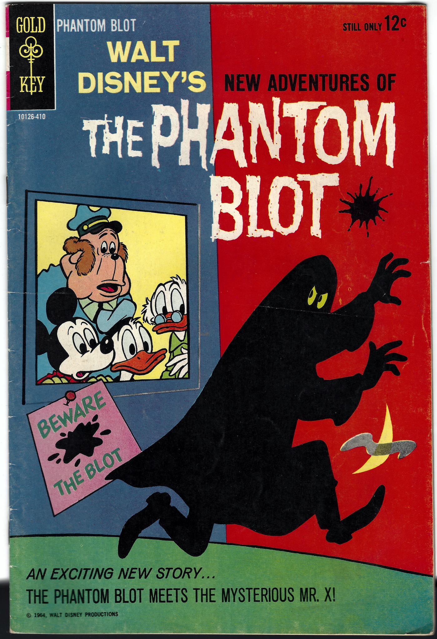 The Phantom Blot Walt Disney Comic Magazine Issue 1 October 1964
