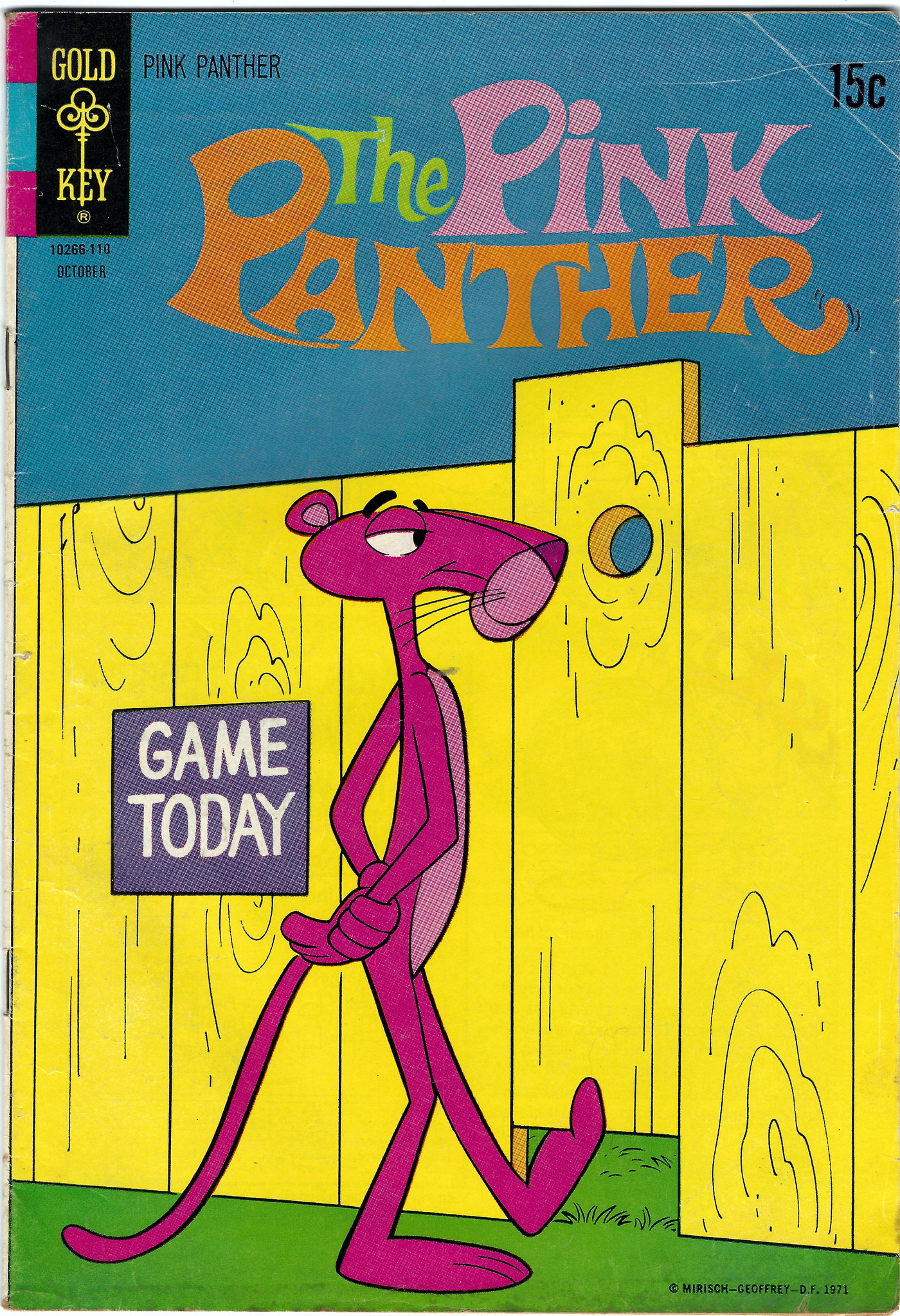 Pink Panther 3 October 1971
