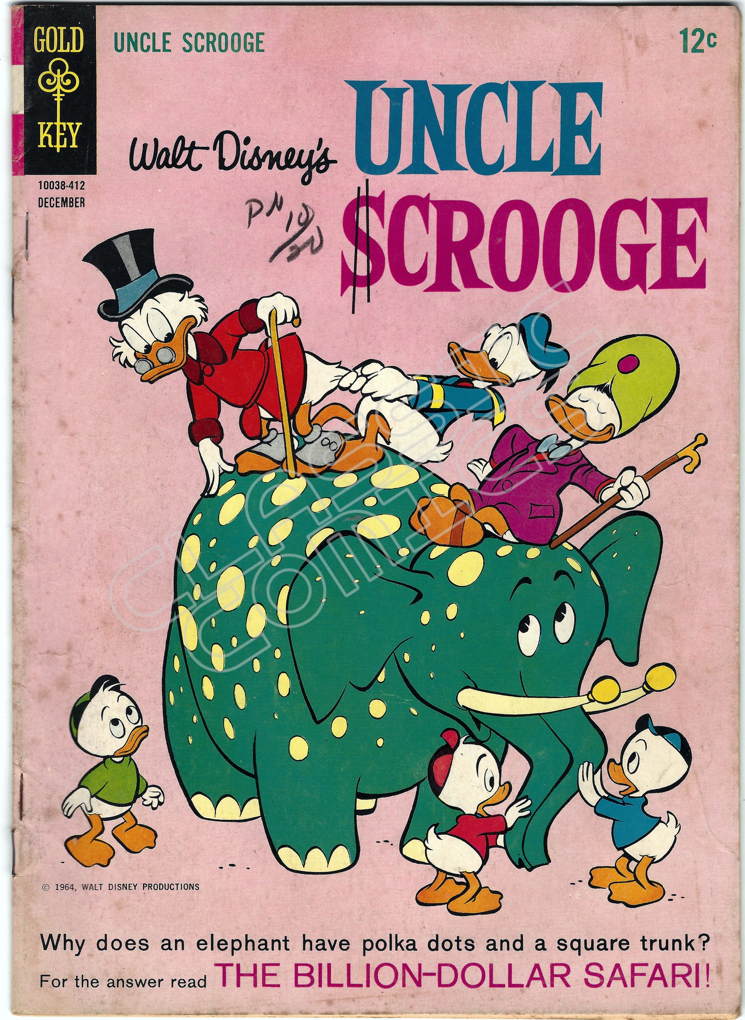 Uncle Scrooge 54 Deceember 1964