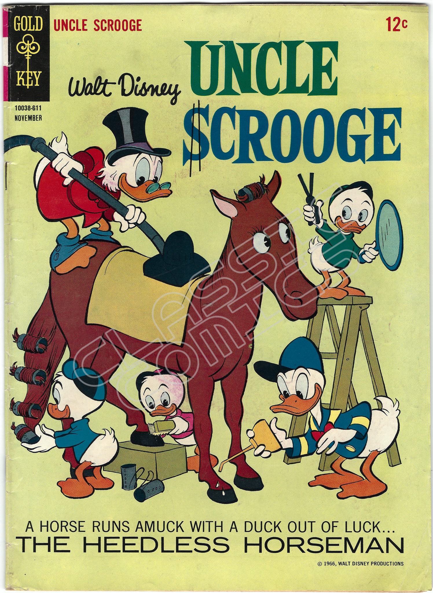 Uncle Scrooge 66 Nov 1966 2nd of 2 copies