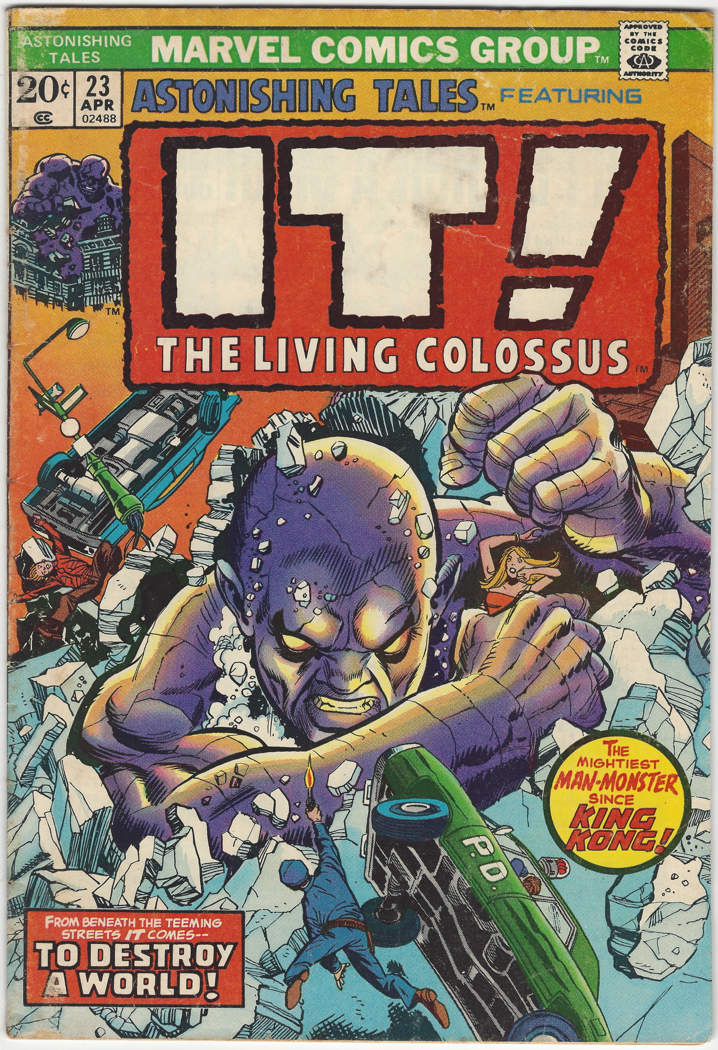 Astonishing Tales 23 April 1974 Featuring It 