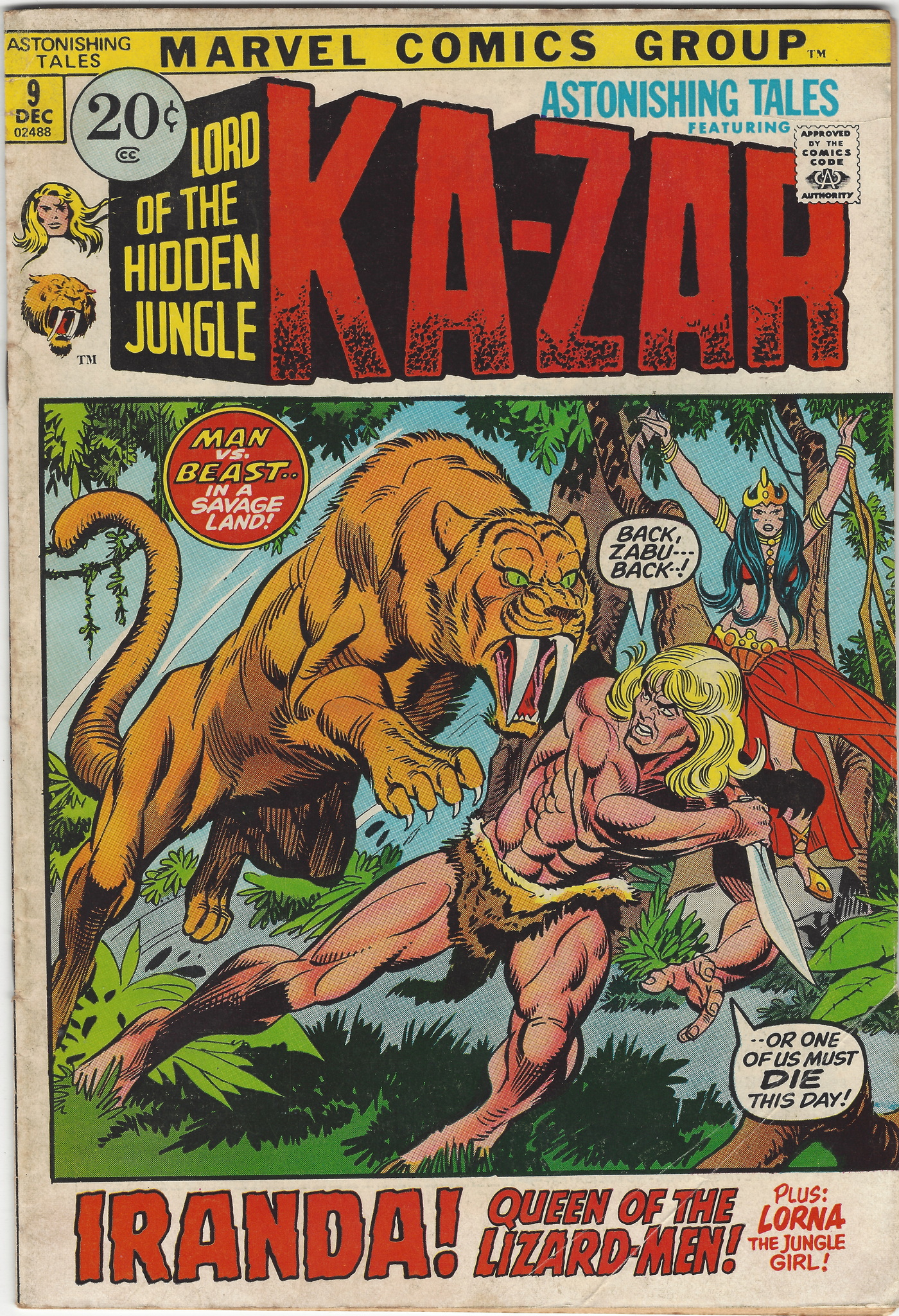 Astonishing Tales Ka Zar_9 December 1971