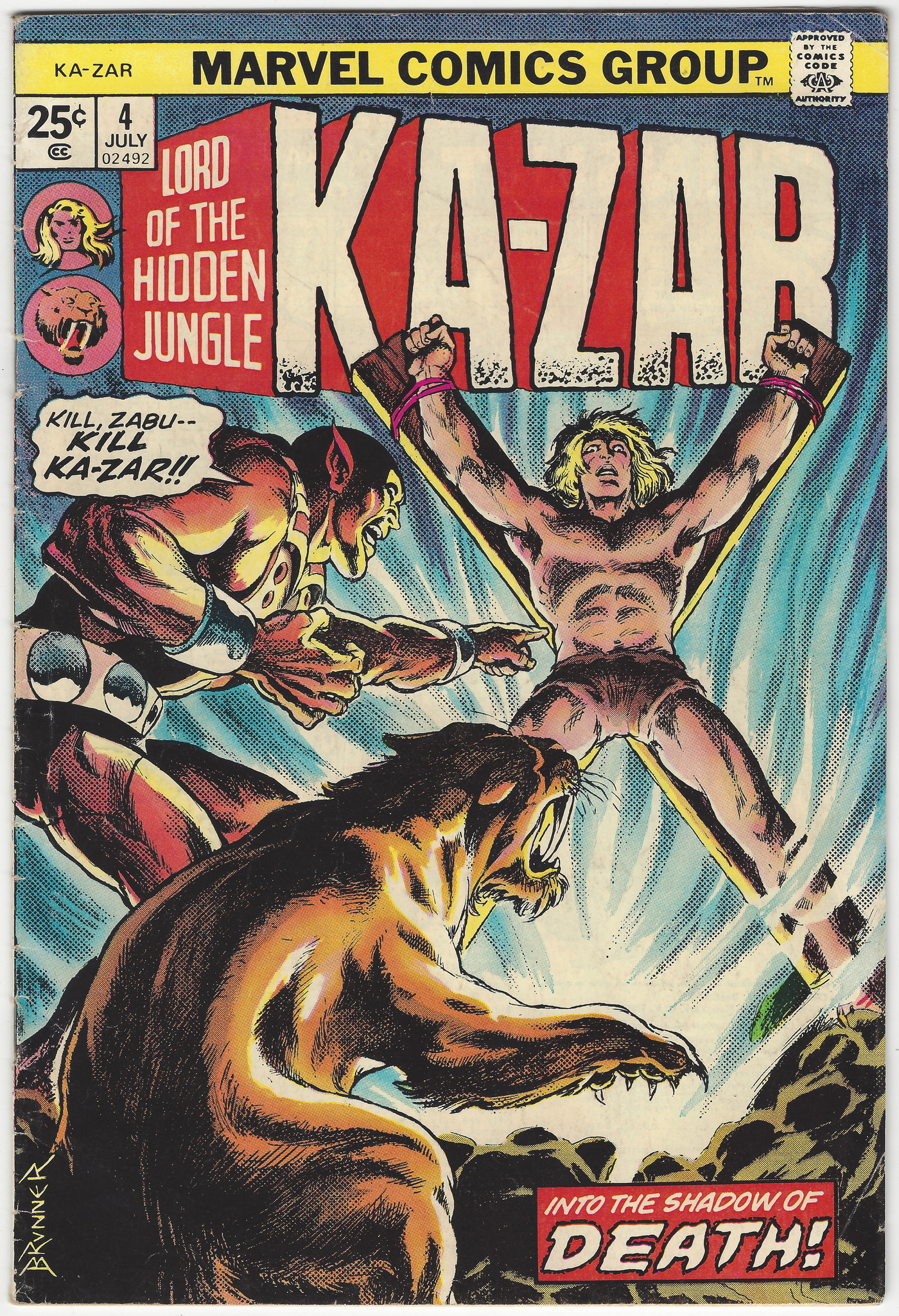 Ka Zar 4 July 1974