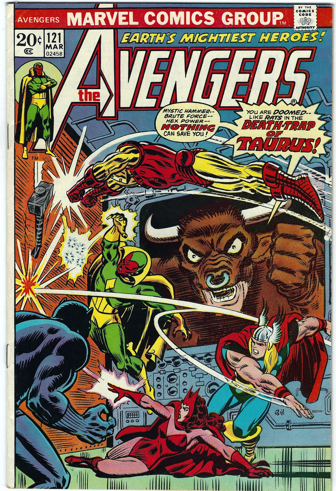 Avengers 121 March 1974