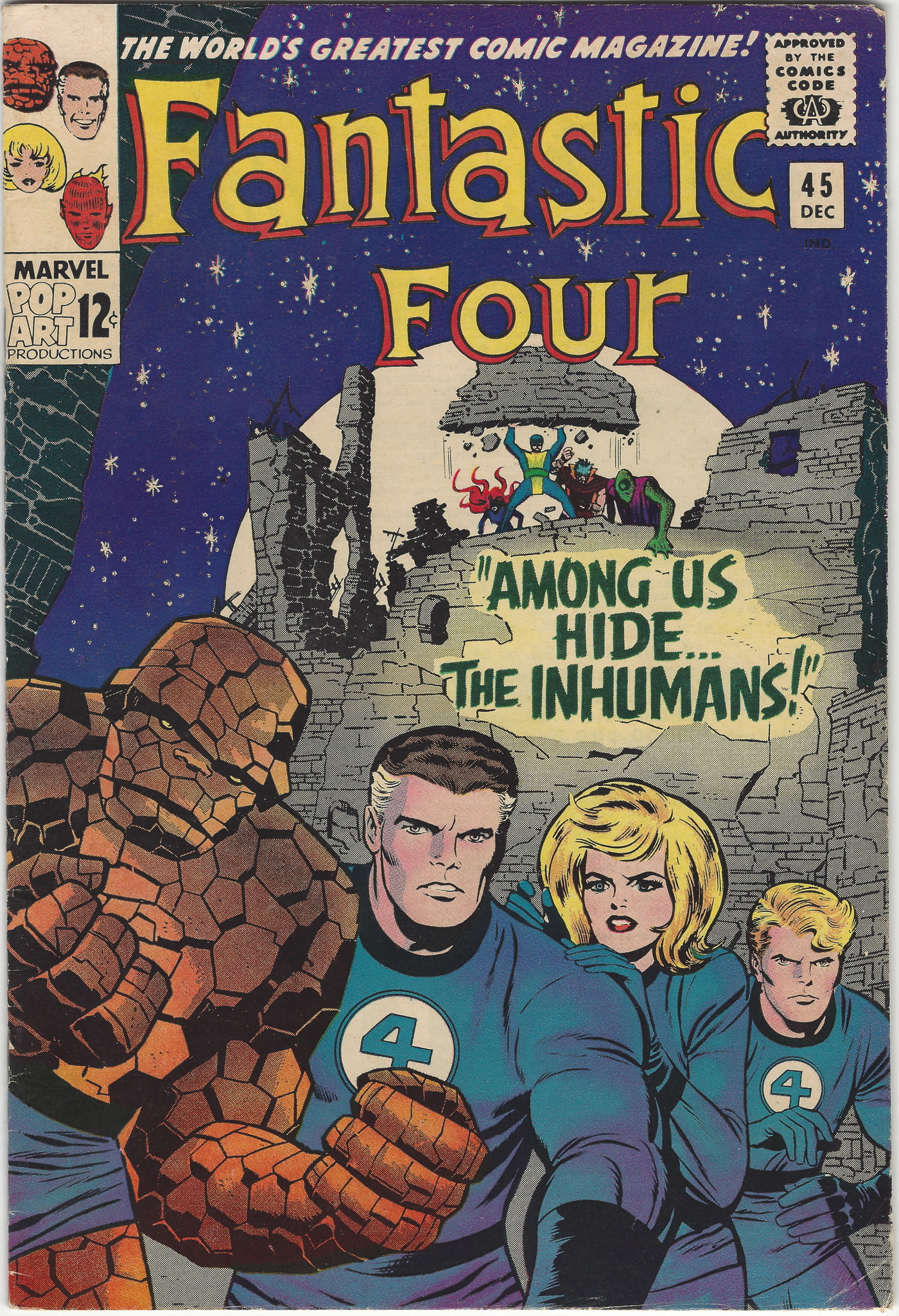 Fantastic Four 45 December 1965