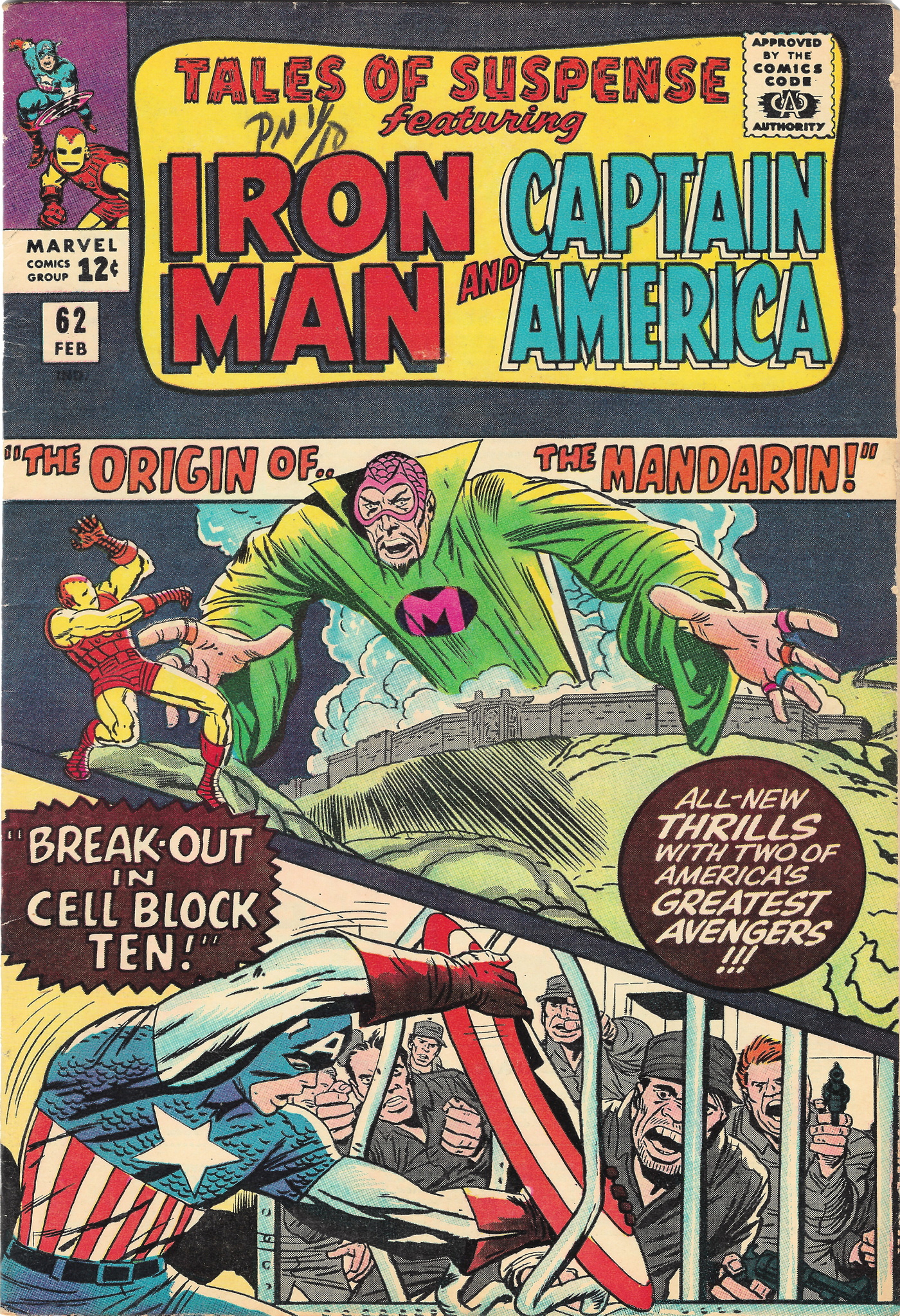 Tales of Suspense Iron Man Captain America 62 February 1965