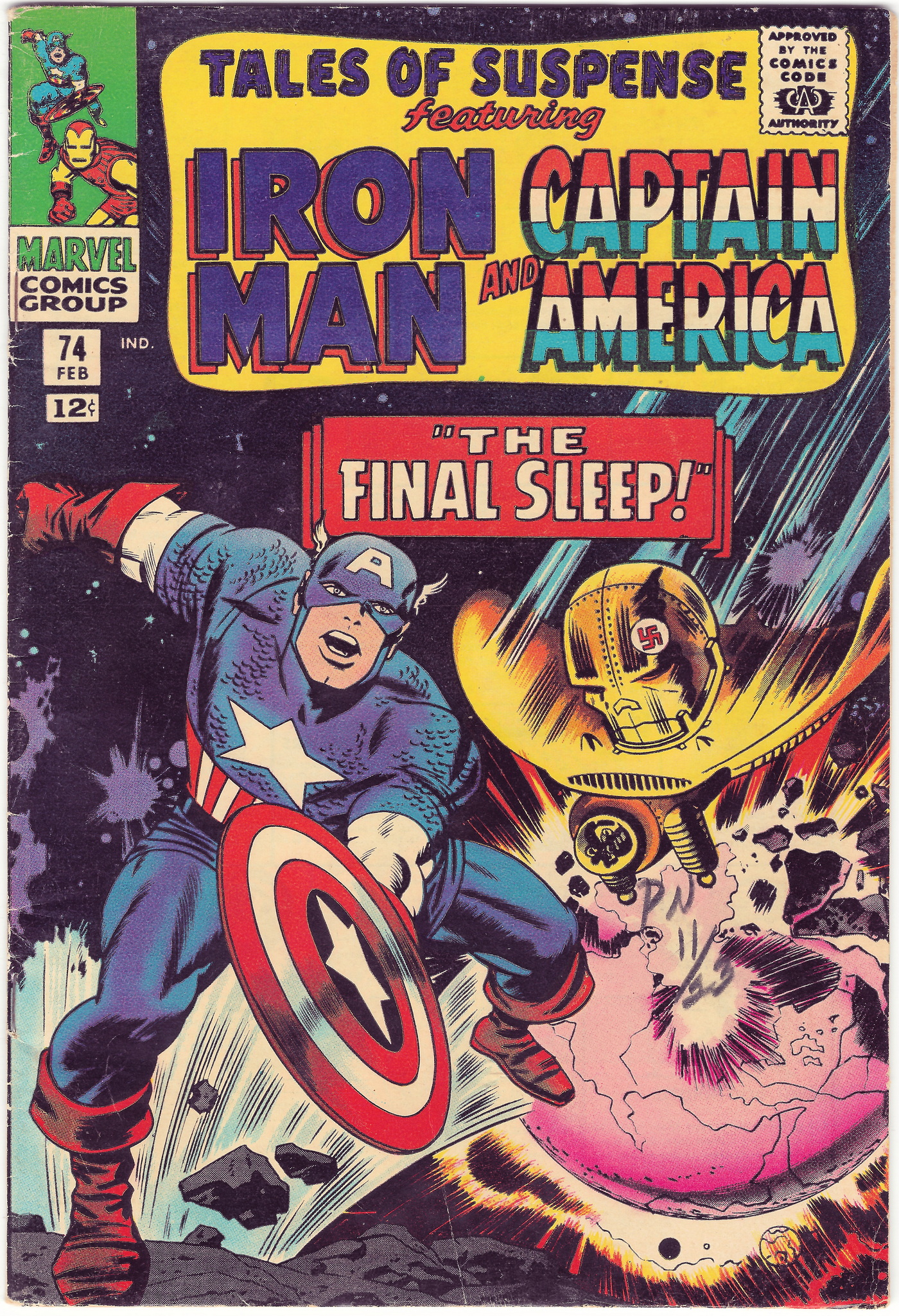 Tales of Suspense Iron Man Captain America 74 February 1966