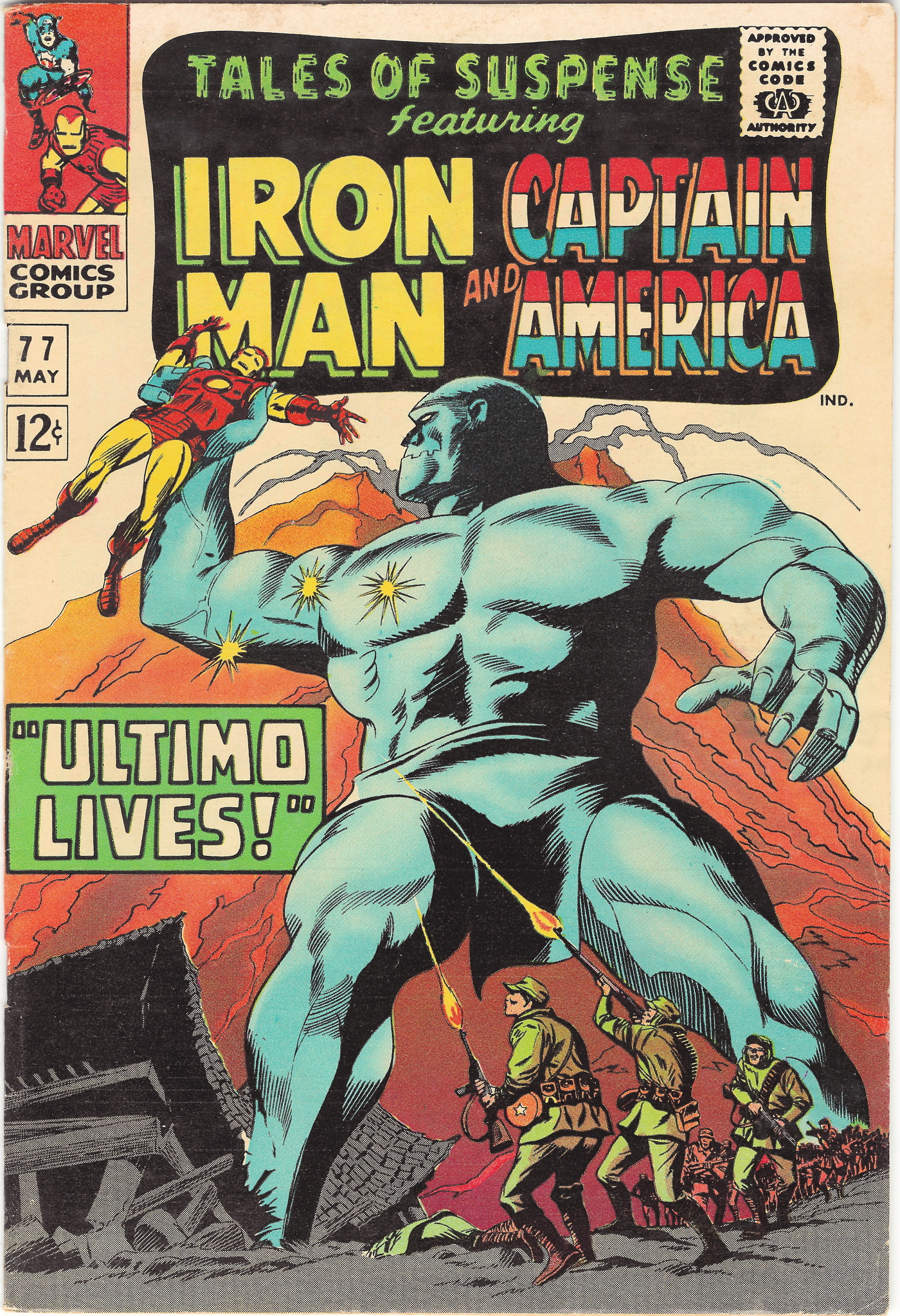 Tales of Suspense Iron Man Captain America 77 May 1966