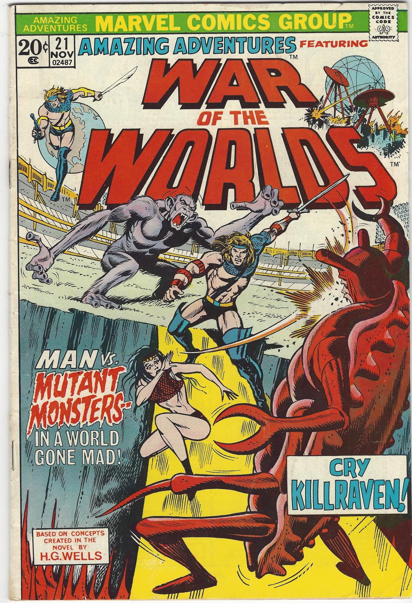 Amazing Adventures War of the Worlds 21 November 1973