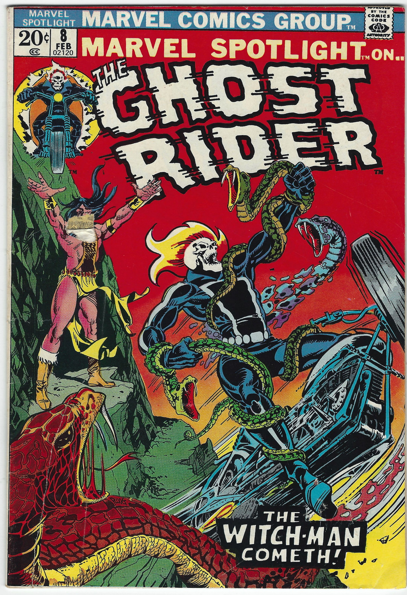 Marvel Spotlight Ghost Rider 8 February 1973