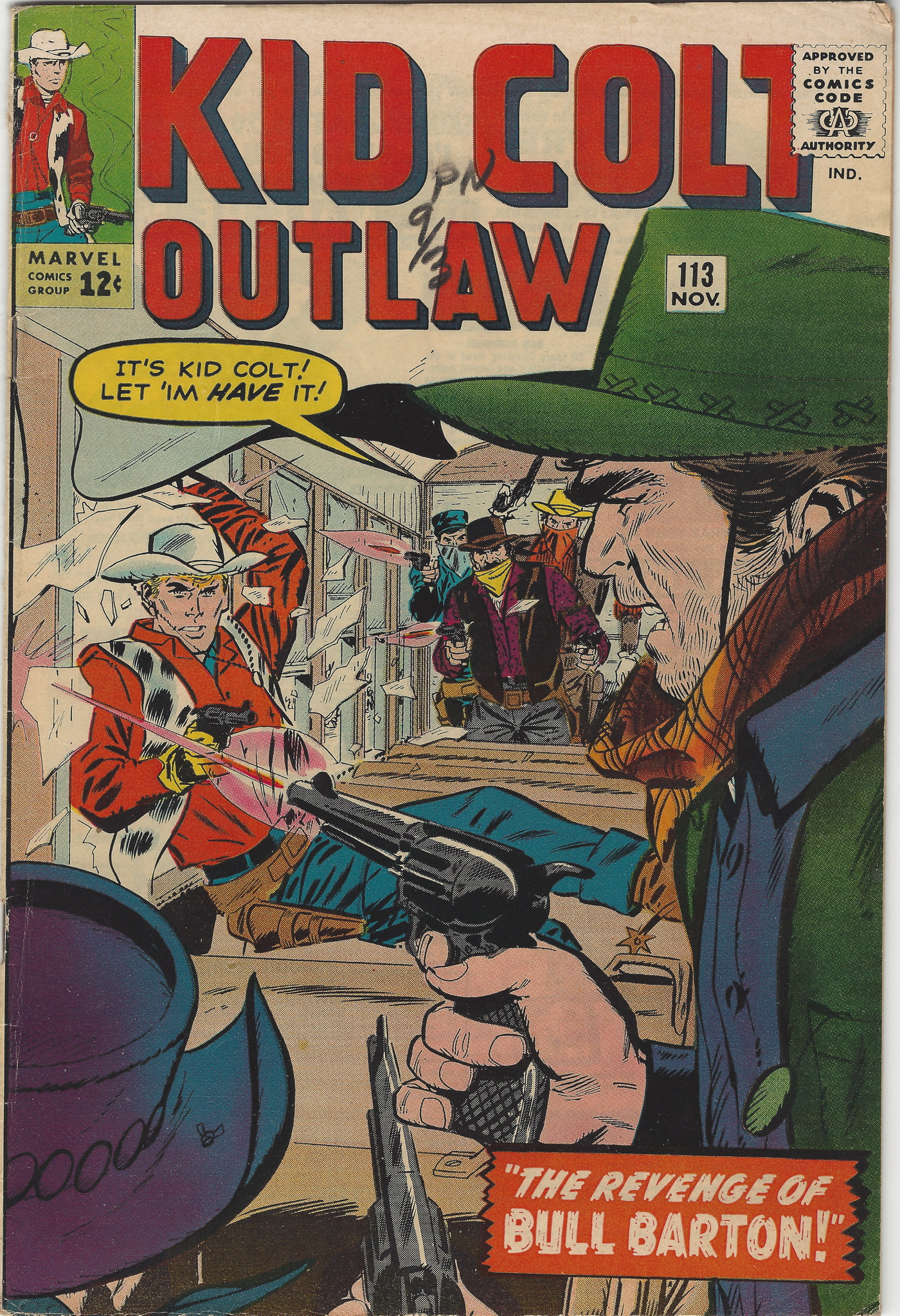 Kid Colt Outlaw 113 November 1963