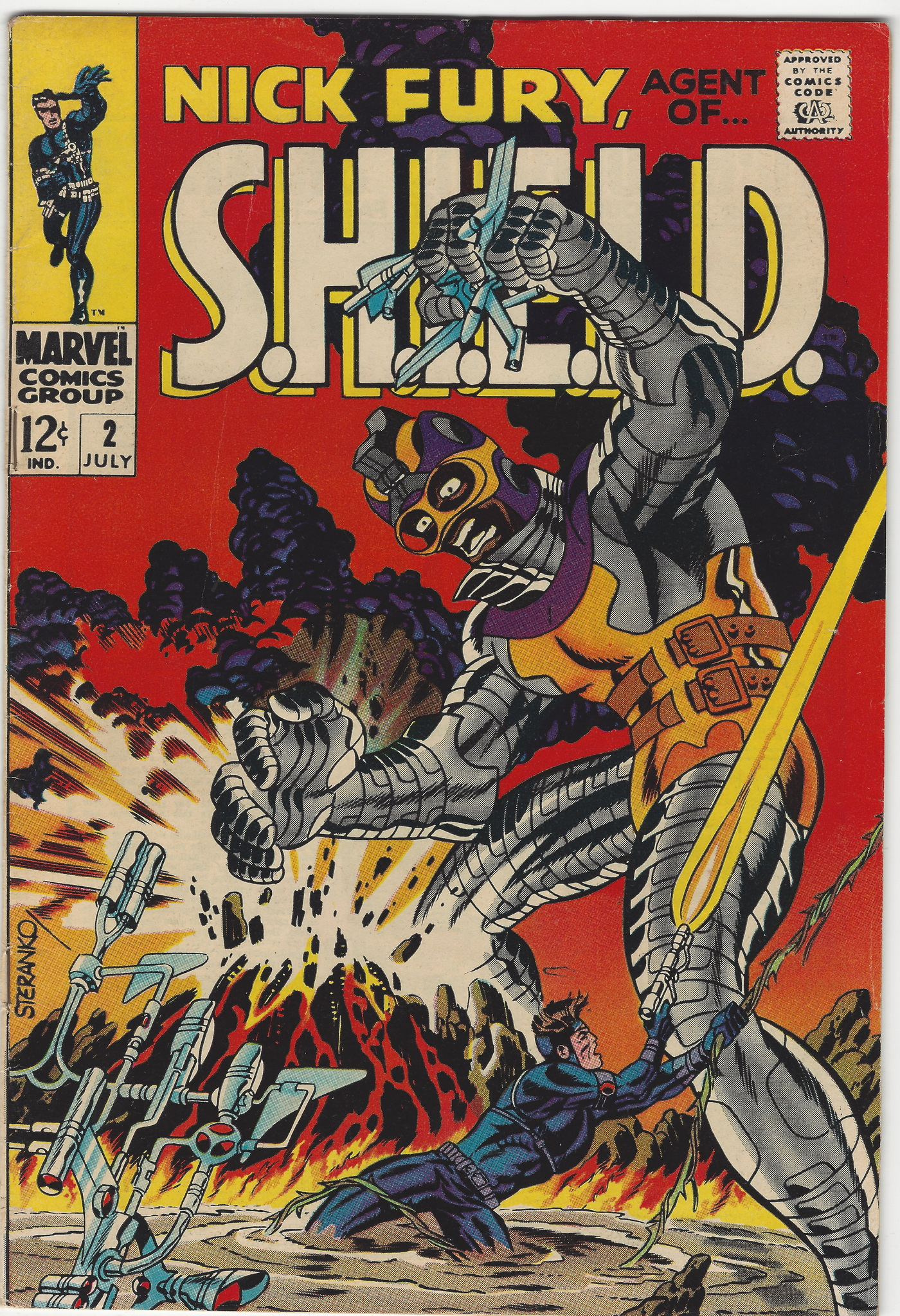 Nick Fury Agent of Shield 2 July 1968