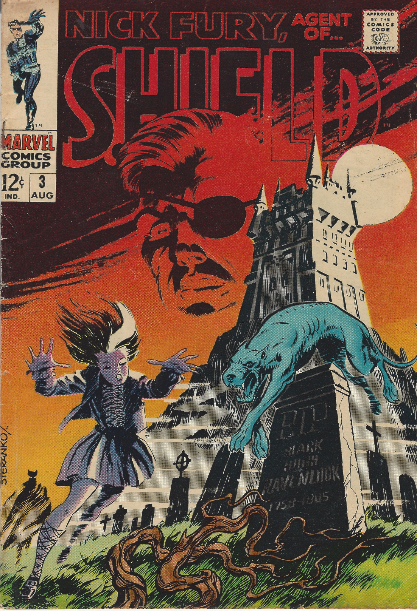 Nick Fury Agent of Shield 3 		August 1968