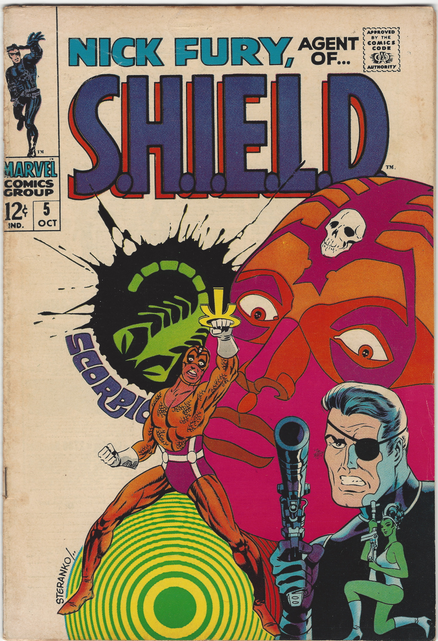 Nick Fury Agent of Shield 5 October 1968