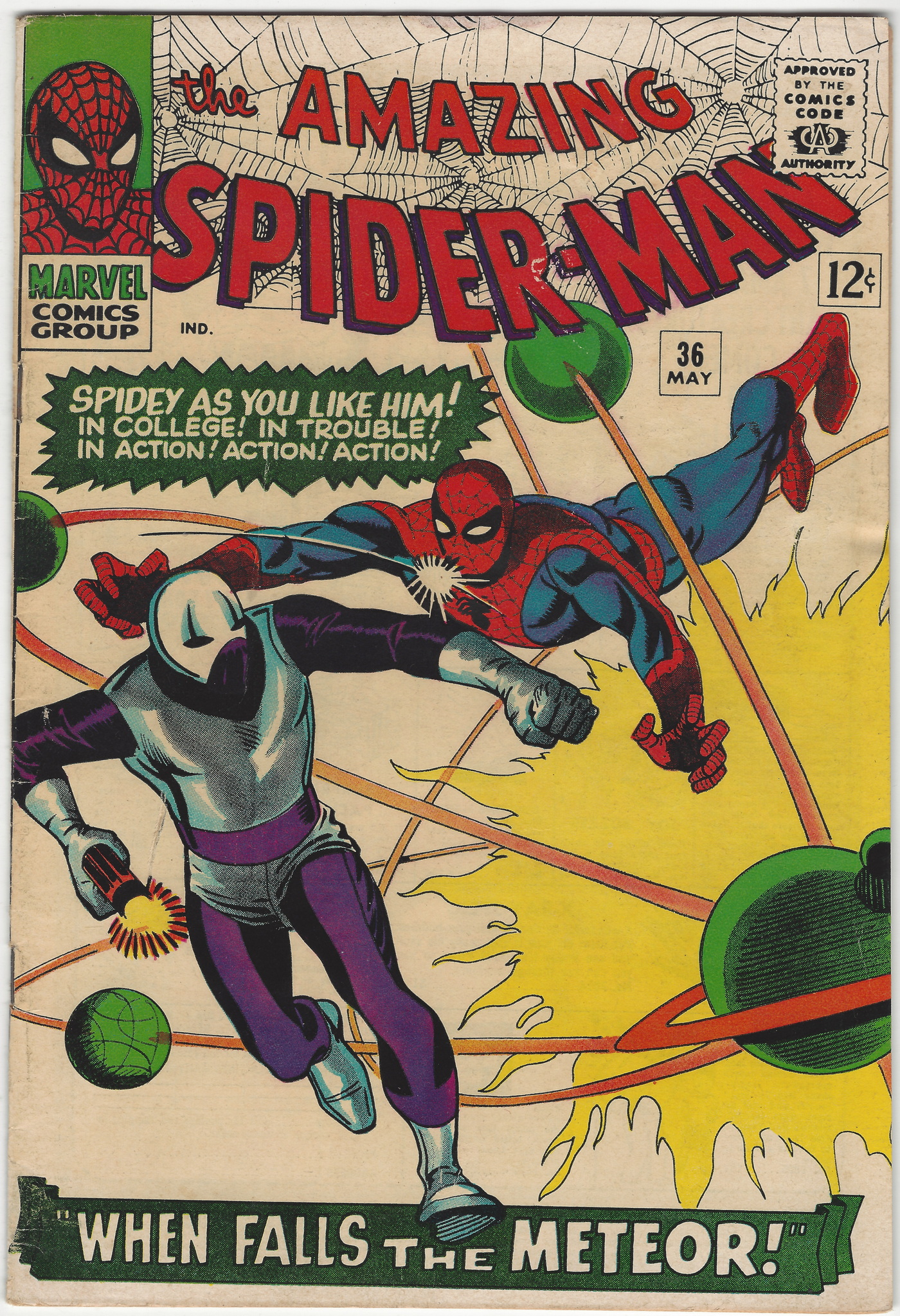 Amazing Spiderman 36 May 1966