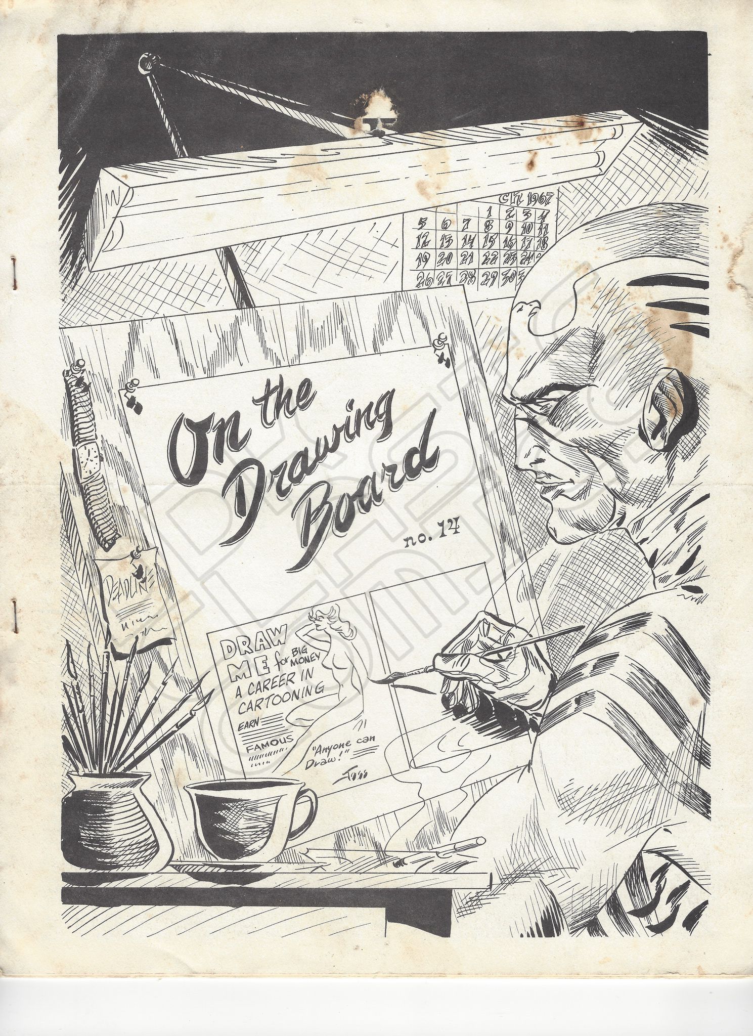 Comic Reader 61-14 On the Drawing Board 61 Summer 1967
