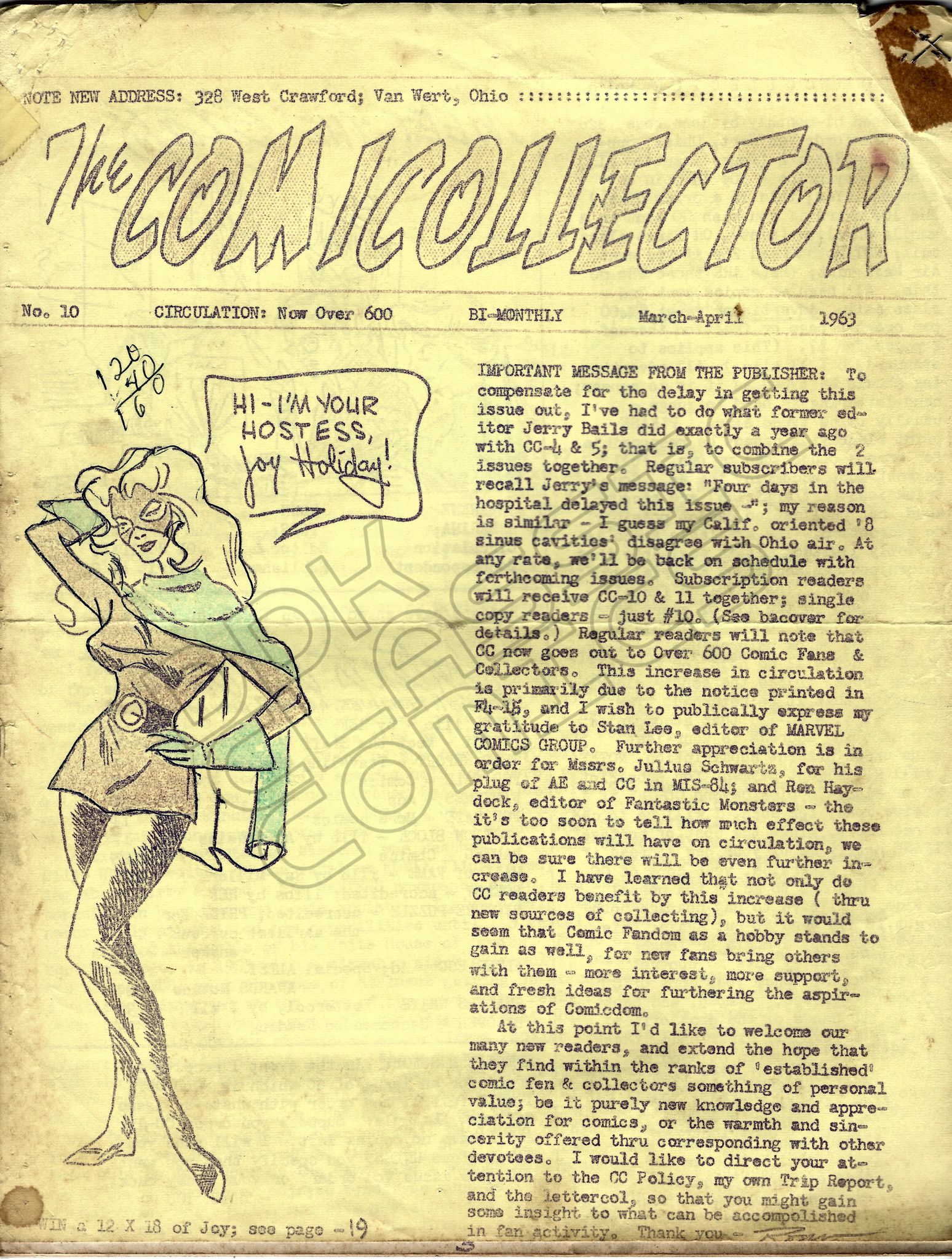 Comicollector 10 Apr 1963