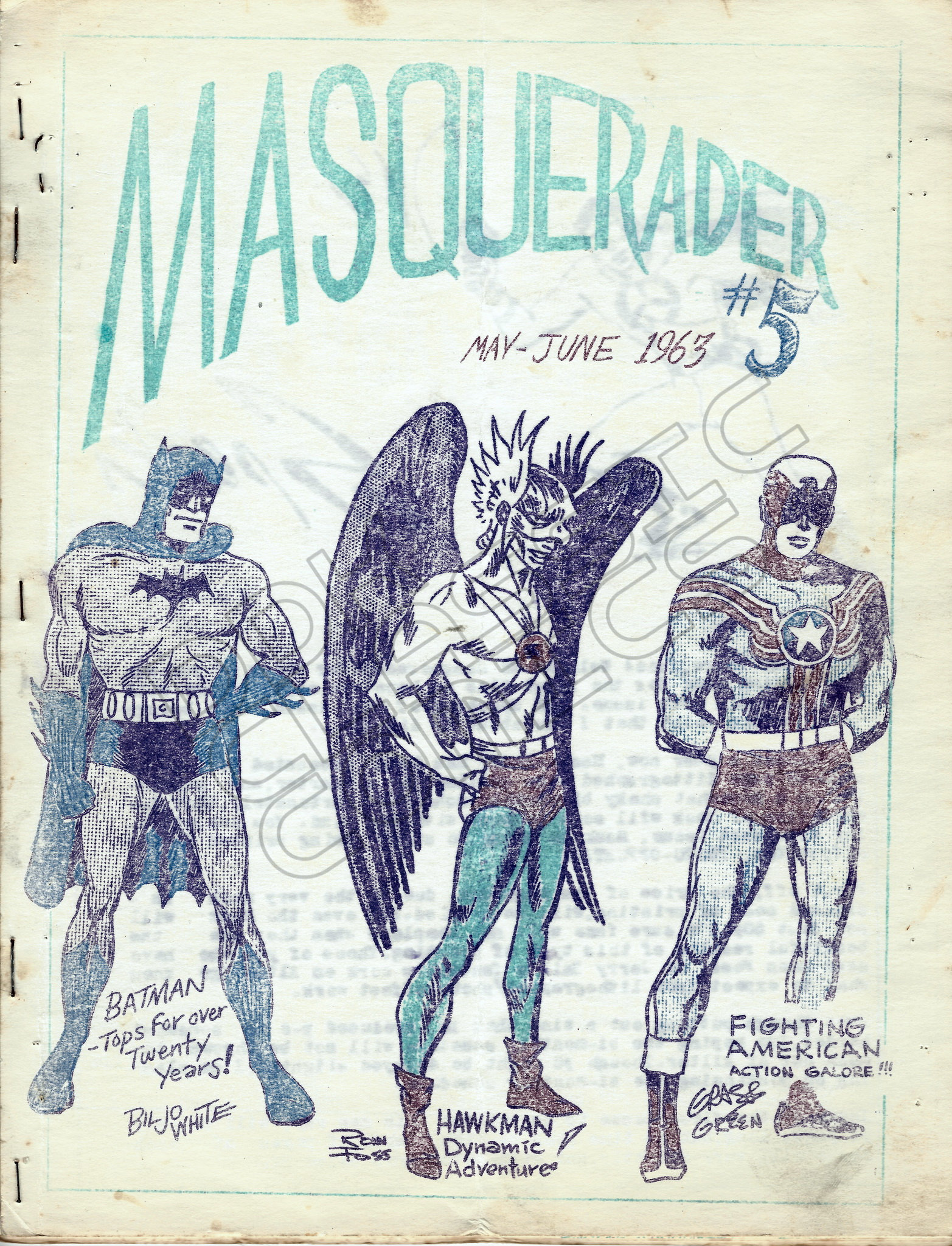 Masquerader 5 Jun 1963