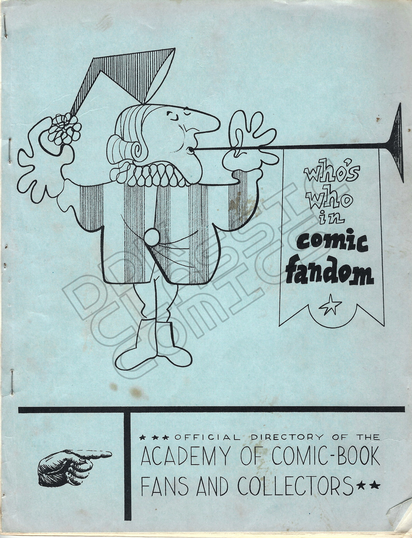 Whos Who in Comic Fandom Supplement 1964