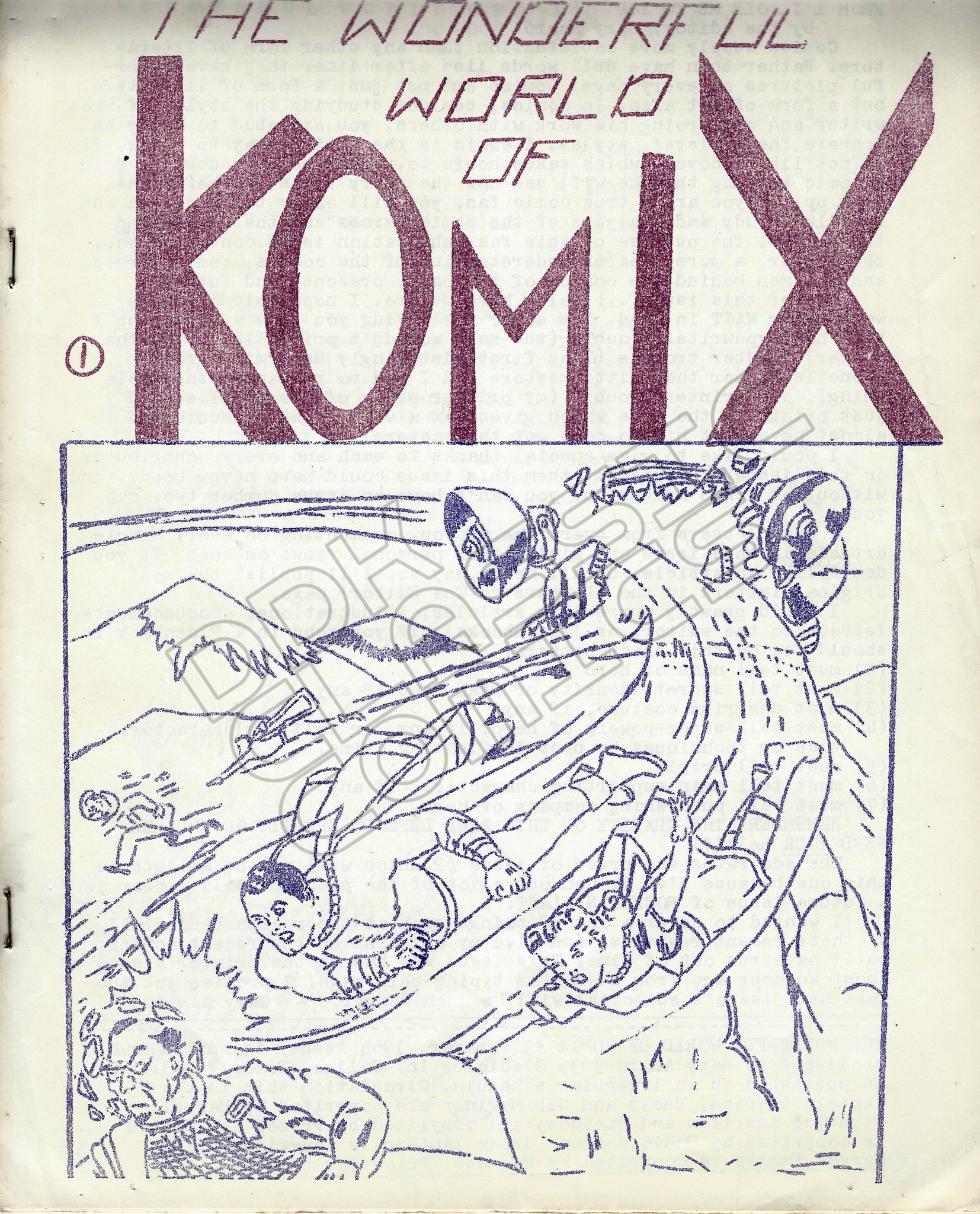 Wonderful World of Komix 1 Summer 1964