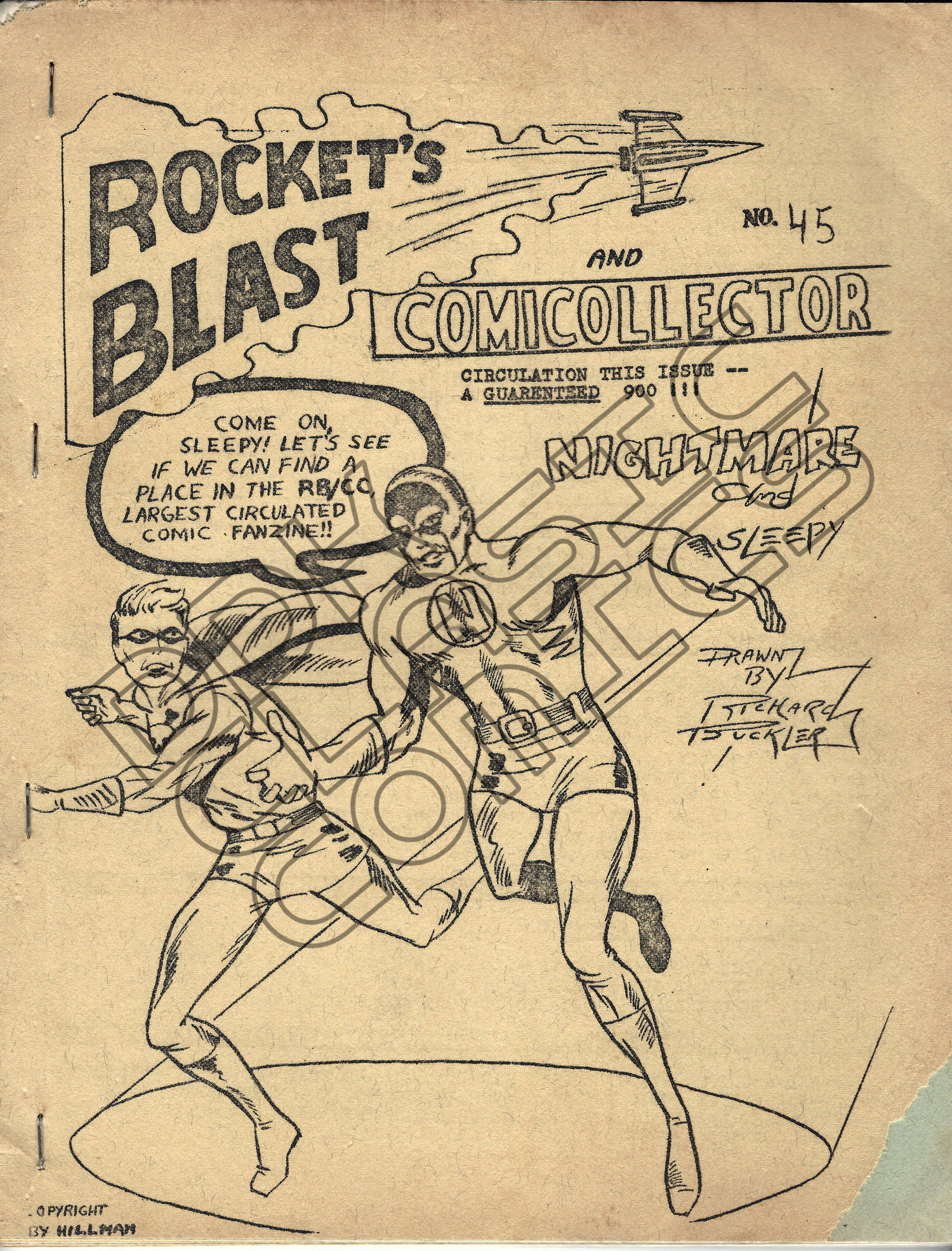 Rockets Blast with Comicollector 45 from 1966