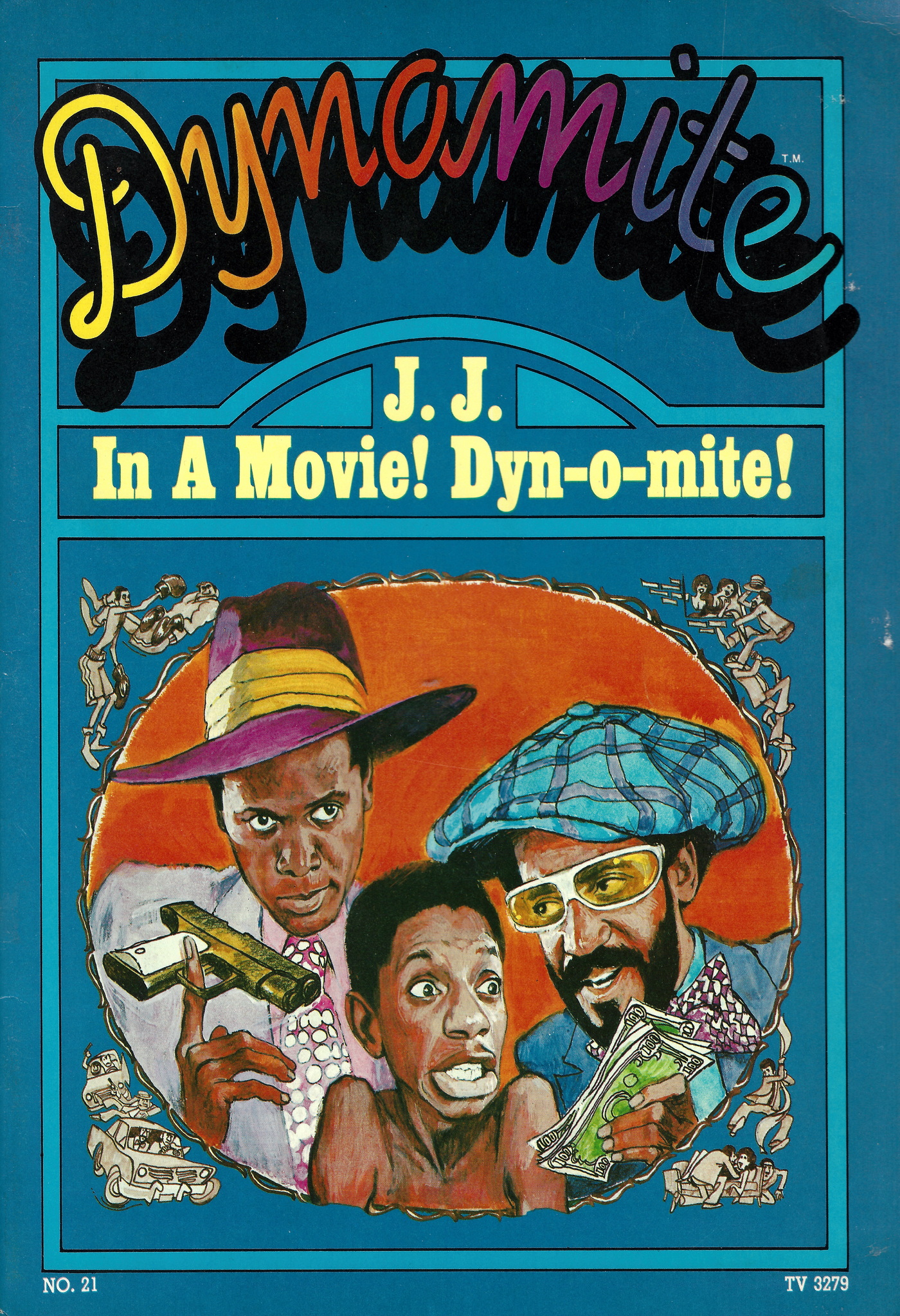 Dynamite Magazine 21 1976 Dedicated to JJ Walker