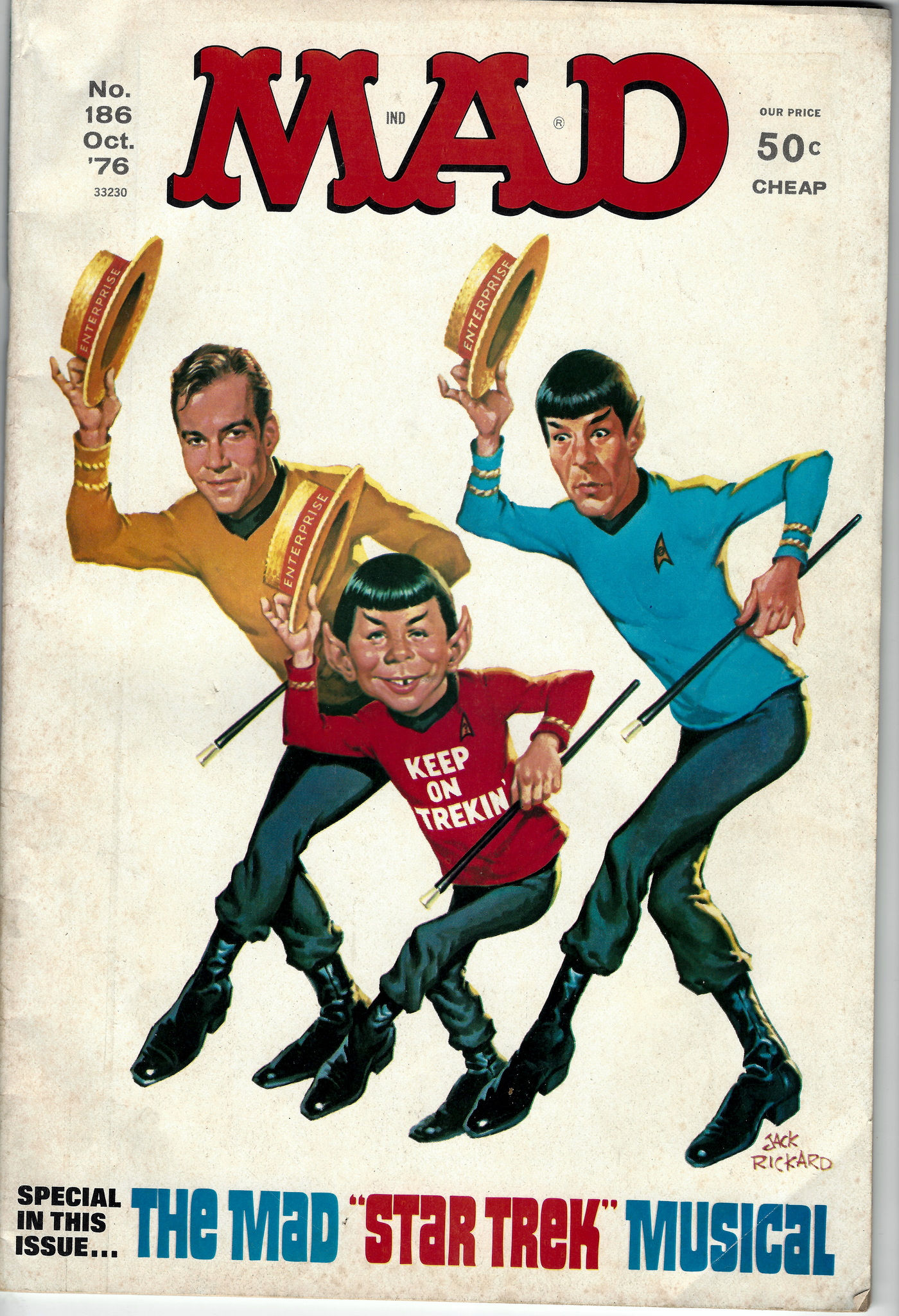 Mad Magazine Star Trek Issue 186 October 1976